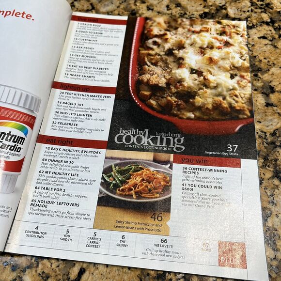 Lot of Taste of Homes Healthy Cooking Recipe Magazines 2010 Back Issue Set Of 6 - Picture 13 of 16